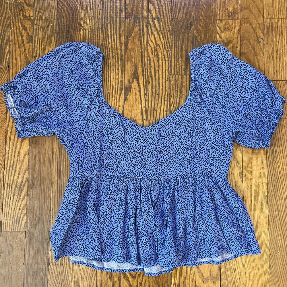 American Eagle Periwinkle Blouse - Picture 3 of 3